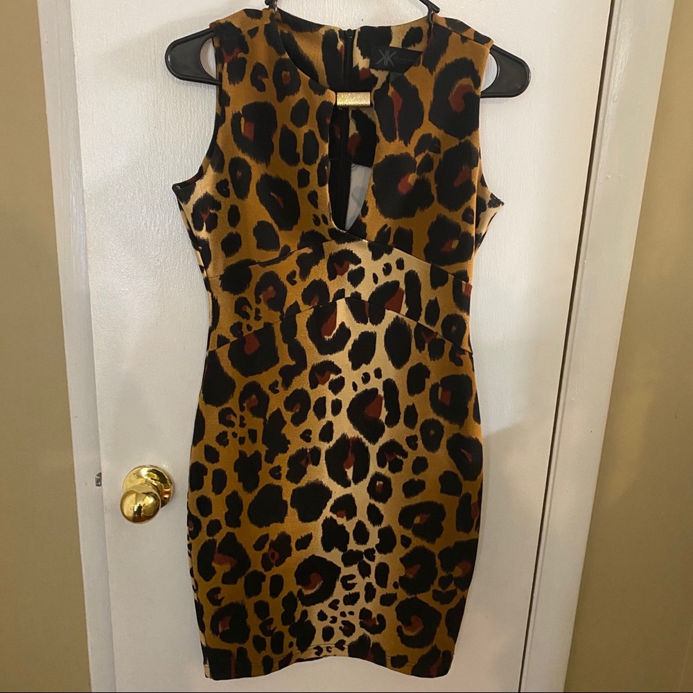 Kim Kardashian Cheetah Dress Size S.
